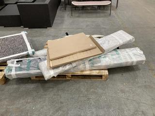 Lot 754  
            Chesterfield SR36 - Collection or Optional Delivery Available 

                
PALLET OF ASSORTED ITEMS TO INCLUDE GREY BEDFRAME SIDERAILS (LOCATION: SR36 B5)