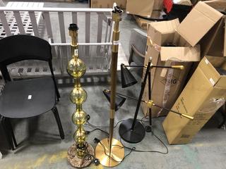 Lot 770  
            Chesterfield SR36 - Collection Only 

                
3 X ASSORTED LAMPS TO INCLUDE DOUBLE LAMP IN BLACK (COLLECTION ONLY ) (LOCATION: ...