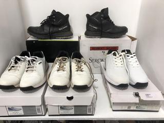 Lot 787  
            Chesterfield SR36 - Collection or Optional Delivery Available 

                
5 X ASSORTED ITEMS TO INCLUDE STROMBERG SPECTOR S24 IN WHITE/BLUE UK SIZE 6 (LOCA...