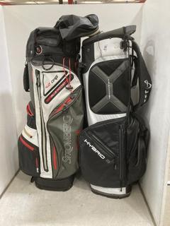 Lot 821  
            Chesterfield SR36 - Collection or Optional Delivery Available 

                
STROMBERG GOLF BAG IN BLACK AND WHITE TO INCLUDE STROMBERG GOLF BAG IN BLACK/WHIT...