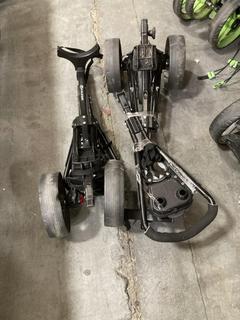 Lot 824  
            Chesterfield SR36 - Collection or Optional Delivery Available 

                
2 X FAZER GOLF TROLLEY IN BLACK (LOCATION: SR36 B6)