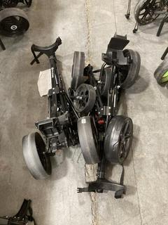 Lot 825  
            Chesterfield SR36 - Collection or Optional Delivery Available 

                
2 X FAZER BLACK AND RED GOLF TROLLEY (LOCATION: SR36 B6)