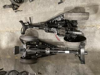 Lot 826  
            Chesterfield SR36 - Collection or Optional Delivery Available 

                
2 X FAZER GOLF TROLLEY IN BLACK (LOCATION: SR36 B6)