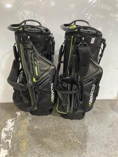 Lot 902  
            Chesterfield SR36 - Collection or Optional Delivery Available 

                
2X BENROSS GOLF BAGS IN BLACK/GREY/GREEN (LOCATION: SR36 B6) (17)