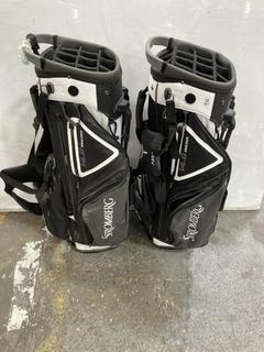 Lot 921  
            Chesterfield SR36 - Collection or Optional Delivery Available 

                
2X STROMBERG GOLF BAGS BOTH 14.0 SERIES BLACK/WHITE/GREY (LOCATION: SR36 B6) (17)