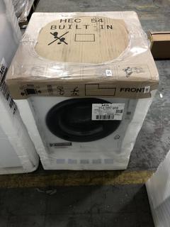 Lot 965  
            Chesterfield SR36 - Collection or Optional Delivery Available 

                
AEG 8KG INTEGRATED WASHING MACHINE - MODEL NO. LF8E8436BI - ORIGINAL RRP £999 (LO...