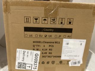 Lot 1017  
            Chesterfield SR45 - Parcel Delivery Only 

                
CLEANOVA W 11 ROBOT VACUUM CLEANER ORIGINAL RRP-£145 (LOCATION: I8)