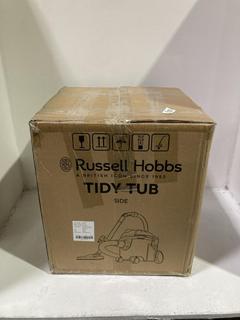 Lot 1043  
            Chesterfield SR45 - Parcel Delivery Only 

                
RUSSELL HOBBS TIDY TUB 800W VACUUM CLEANER (LOCATION: I10)