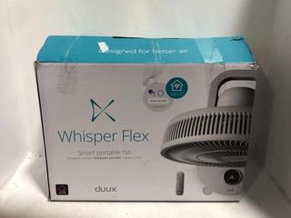 Lot 1058  
            Chesterfield SR45 - Parcel Delivery Only 

                
DUUX WHISPER FLEX SMART PORTABLE FAN ORIGINAL RRP-£170 (LOCATION: H1)