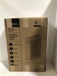 Lot 1083  
            Chesterfield SR45 - Parcel Delivery Only 

                
MIDEA OIL FILLED HEATER (LOCATION: H2)