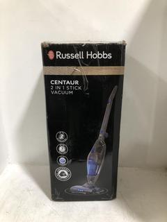 Lot 1084  
            Chesterfield SR45 - Parcel Delivery Only 

                
RUSSELLL HOBBS CENTAUR 2-IN-1 STICK VACUUM & RUSSELL HOBBS ATLAS2 PET CYLINDER VA...