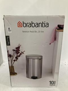 Lot 1243  
            Chesterfield SR45 - Parcel Delivery Only 

                
BRABANTIA 20L NEWICON PEDAL BIN (LOCATION: H6)