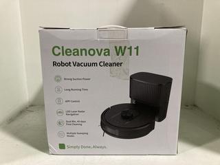 Lot 1249  
            Chesterfield SR45 - Parcel Delivery Only 

                
CLEANOVA W11 ROBOT VACUUM CLEANER (LOCATION: H6)