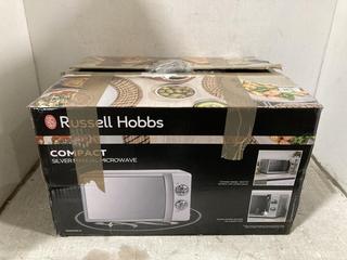 Lot 1257  
            Chesterfield SR45 - Parcel Delivery Only 

                
RUSSELL HOBBS 17L 700W MICROWAVE OVEN - MODEL NO. RHMM701S-N (LOCATION: H7)