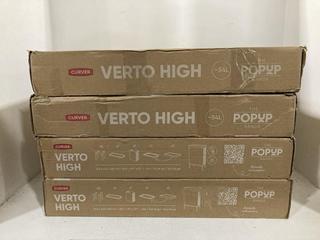 Lot 1294  
            Chesterfield SR45 - Parcel Delivery Only 

                
4 X CURVER VERTO HIGH 54L POP UP BIN (LOCATION: H9)