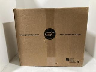 Lot 1298  
            Chesterfield SR45 - Parcel Delivery Only 

                
GBC COMBBIND C210 BINDING MACHINE ORIGINAL RRP £557 (LOCATION: H9)