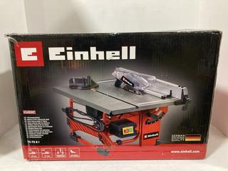 Lot 1309  
            Chesterfield SR45 - Parcel Delivery Only 

                
EINHELL 200MM TABLE SAW - MODEL NO. TC-TS 8 I (LOCATION: H9)
