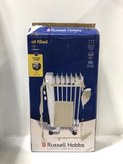 Lot 1310  
            Chesterfield SR45 - Parcel Delivery Only 

                
RUSSELL HOBBS OIL FILLED 7 FIN RADIATOR (LOCATION: H10)