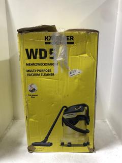 Lot 1331  
            Chesterfield SR45 - Parcel Delivery Only 

                
KARCHER WD5 WET AND DRY VACUUM CLEANER ORIGINAL RRP £149 (LOCATION: H10)