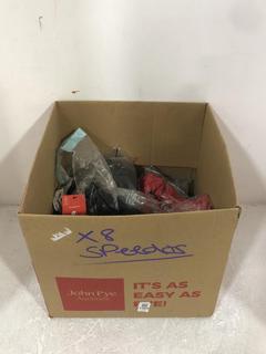 Lot 1365  
            Chesterfield SR45 - Parcel Delivery Only 

                
8 X ASSORTED ADULTS SPEEDOS TO INCLUDE ENDURANCE PLUS LEGSUIT IN BLACK SIZE 14/36...