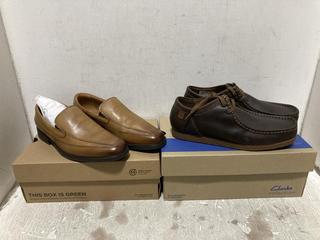 Lot 1378  
            Chesterfield SR45 - Parcel Delivery Only 

                
CLARKS COLLECTION SHACRE II RUN BEESWAX UK SIZE 9.5 TO INCLUDE CLARKS COLLETION T...