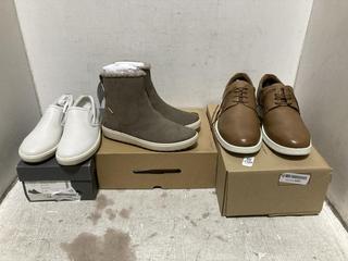 Lot 1380  
            Chesterfield SR45 - Parcel Delivery Only 

                
3 X ASSORTED ECCO ADULTS FOOTWEAR TO INCLUDE SHOES IN WHITE SIZE 3.5-4 (LOCATION:...