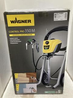 Lot 1384  
            Chesterfield SR45 - Parcel Delivery Only 

                
WAGNER CONTROL PRO 350M UNIVERSAL AIRLESS SPRAYER ORIGINAL RRP £530 (LOCATION: G1)