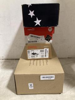 Lot 1387  
            Chesterfield SR45 - Parcel Delivery Only 

                
4 X ASSPRTED CHILDRENS FOOTWEAR TO INCLUDE CAMPER FOR KIDS UK SIZE 7.5 (LOCATION:...