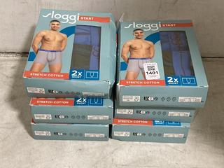 Lot 1401  
            Chesterfield SR45 - Parcel Delivery Only 

                
6 X SLOGGI MENS TRUNKS MULTIPACK IN SIZE M/34 (LOCATION: G2)