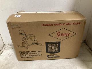 Lot 1434  
            Chesterfield SR45 - Parcel Delivery Only 

                
SUNNY UNDER DESK SMART MINI EXERCISE BIKE WHITE (LOCATION: G3)