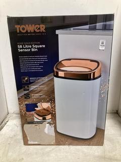 Lot 1436  
            Chesterfield SR45 - Parcel Delivery Only 

                
TOWER ROSE GOLD EDITION 58 LITRE SQUARE SENSOR BIN (LOCATION: G3)