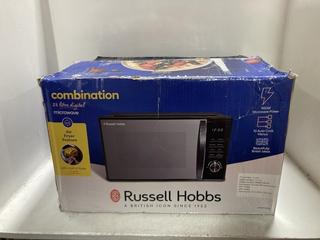 Lot 1690  
            Chesterfield SR45 - Parcel Delivery Only 

                
RUSSELL HOBBS COMBINATION 23 LITRE DIGITAL MICROWAVE (LOCATION: G8)