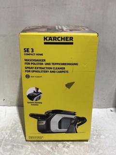 Lot 187  
            Chesterfield SR45 - Parcel Delivery Only 

                
KARCHER SE 3 SPRAY EXTRACTION CLEANER FOR UPHOLSTERY AND CARPETS ORIGINAL RRP-£15...