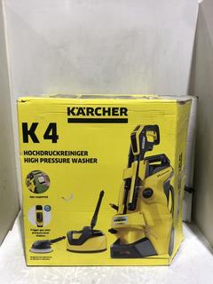 Lot 188  
            Chesterfield SR45 - Parcel Delivery Only 

                
KARCHER K4 POWER CONTROL PRESSURE WASHER ORIGINAL RRP-£200 (LOCATION: L11)