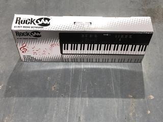 Lot 193  
            Chesterfield SR45 - Parcel Delivery Only 

                
ROCKJAM 61 KEY MUSIC KEYBOARD ORIGINAL RRP-£130 (LOCATION: L11)