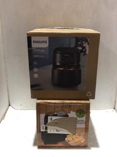 Lot 198  
            Chesterfield SR45 - Parcel Delivery Only 

                
PHILIPS AIRFRYER 2000 SERIES & HADEN AIR FRYER (LOCATION: L12)
