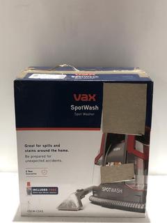 Lot 211  
            Chesterfield SR45 - Parcel Delivery Only 

                
VAX SPOTWASH SPOT WASHER CDCW-CSXS (LOCATION: L12)