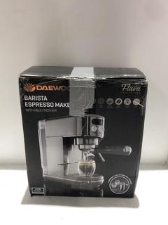 Lot 215  
            Chesterfield SR45 - Parcel Delivery Only 

                
DAEWOO SDA2700 20 BAR DIGITAL COMPACT ESSPRESSO COFFEE MAKER ORIGINAL RRP-£110 (L...