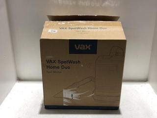 Lot 221  
            Chesterfield SR45 - Parcel Delivery Only 

                
VAX SPOTWASH HOME DUO SPOT WASHER CDSW-MPXP (LOCATION: L12)