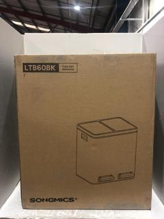 Lot 235  
            Chesterfield SR45 - Parcel Delivery Only 

                
SONGMICS DOUBLE RUBBISH BIN 2 X 30L WASTE & KITCHEN BIN (LOCATION: L13)