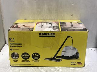 Lot 251  
            Chesterfield SR45 - Parcel Delivery Only 

                
KARCHER SC 3 EASYFIX STEAM CLEANER ORIGINAL RRP-£160 (LOCATION: L14)