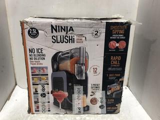 Lot 255  
            Chesterfield SR45 - Parcel Delivery Only 

                
SHARK NINJA SLUSHI FROZEN DRINK MAKER ORIGINAL RRP-£290 (LOCATION: L14)