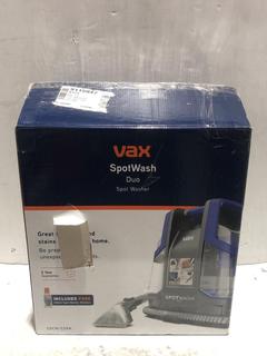 Lot 265  
            Chesterfield SR45 - Parcel Delivery Only 

                
VAX SPOTWASH DUO SPOT WASHER (LOCATION: L15)