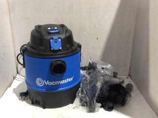 Lot 295  
            Chesterfield SR45 - Parcel Delivery Only 

                
VACMASTER VQ1220PC BLUE/BLACK WET AND DRY VACUUM CLEANER (LOCATION: K1)