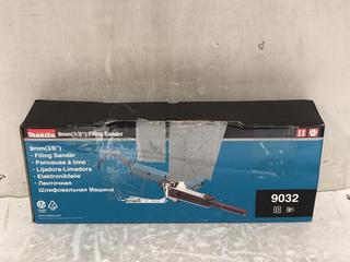 Lot 309  
            Chesterfield SR45 - Parcel Delivery Only 

                
MAKITA 9MM 3/8" FILING SANDER ORIGINAL RRP-£190 (LOCATION: K2)