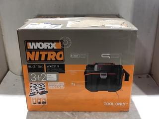 Lot 313  
            Chesterfield SR45 - Parcel Delivery Only 

                
WORX NITRO WX031 20V CORDLESS WET/DRY VACUUM CLEANER (LOCATION: K2)