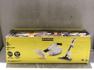 Lot 318  
            Chesterfield SR45 - Parcel Delivery Only 

                
KARCHER SC 1 MULTI & UP EXTRA STEAM CLEANER ORIGINAL RRP-£100 (LOCATION: K2)