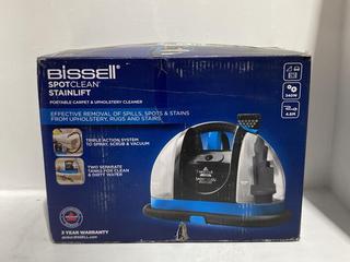 Lot 324  
            Chesterfield SR45 - Parcel Delivery Only 

                
BISELL SPOTCLEAN STAINLIFT PORTABLE CARPET & UPHOLSTERY CLEANER ORIGINAL RRP-£134...