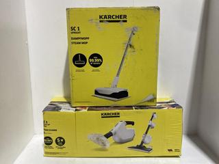 Lot 329  
            Chesterfield SR45 - Parcel Delivery Only 

                
KARCHER SC 1 MULTI & UP EXTRA STEAM CLEANER ORIGINAL RRP-£100 (LOCATION: K3)