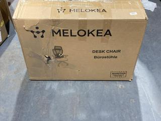 Lot 370  
            Chesterfield SR45 - Parcel Delivery Only 

                
MELOKEA H045 ERGONOMIC OFFICE CHAIR (LOCATION: K4)